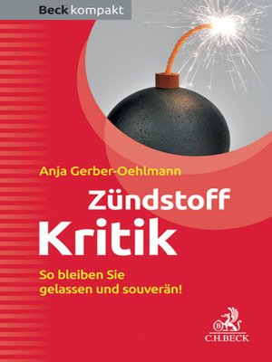 cover image of Zündstoff Kritik